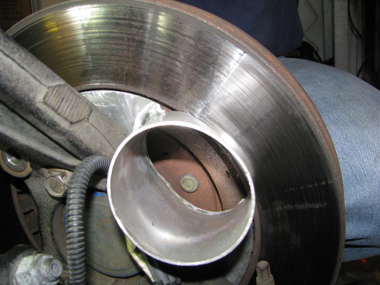 Brake Rotor Backing plates w/ duct inputs Cadillac Owners Forum